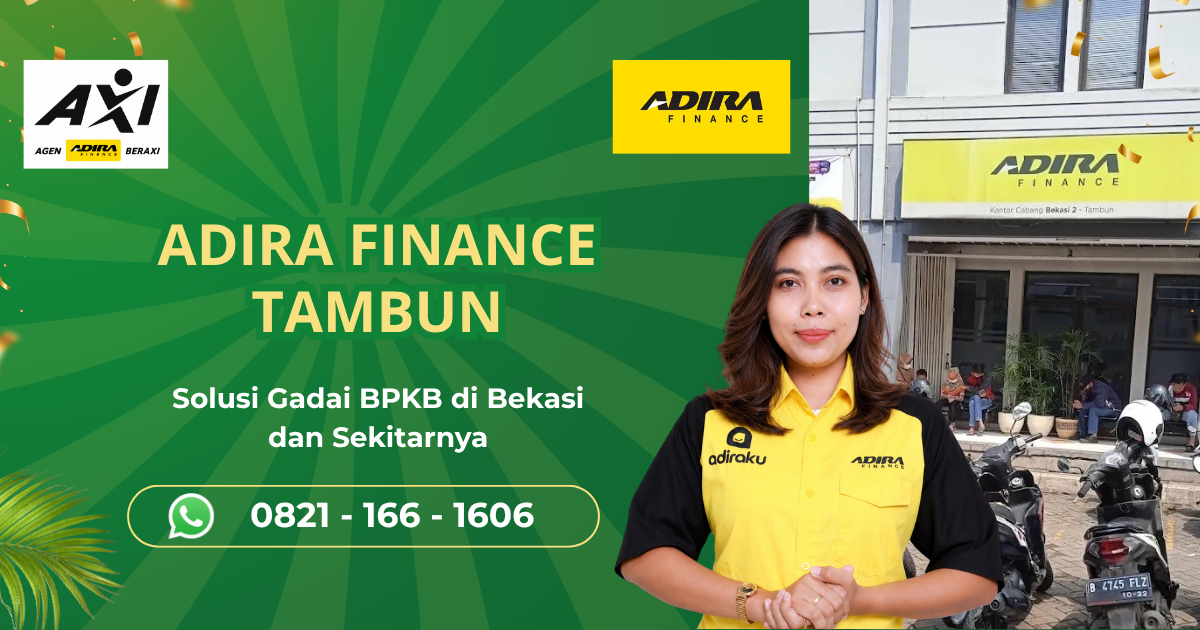 Adira Finance Cabang Tambun Solusi Gadai BPKB Motor dan Mobil