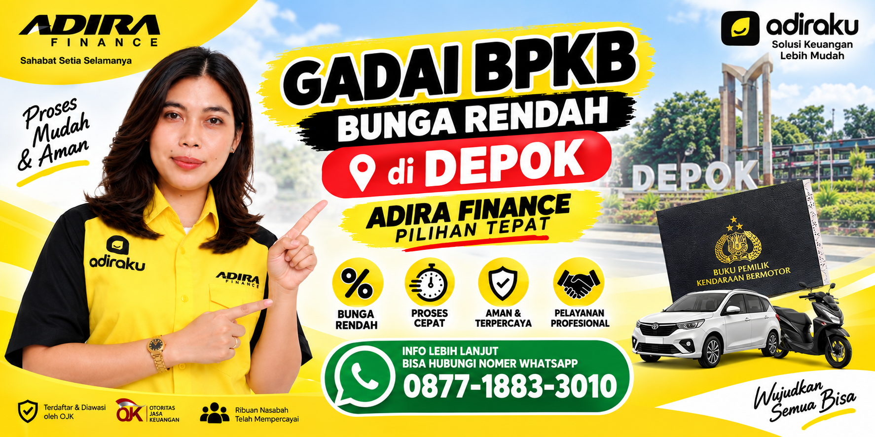 Gadai BPKB Bunga Rendah di Depok, Solusi Dana untuk Berbagai Kebutuhan