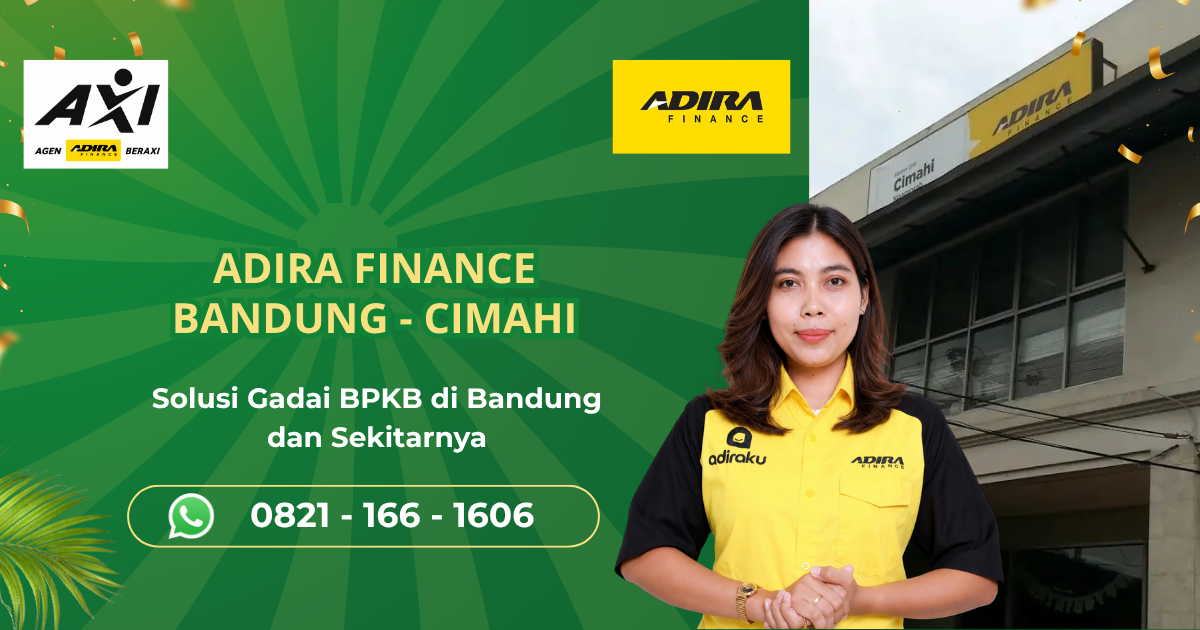 Adira Finance Cabang Cimahi Bandung: Gadai BPKB Motor & Mobil