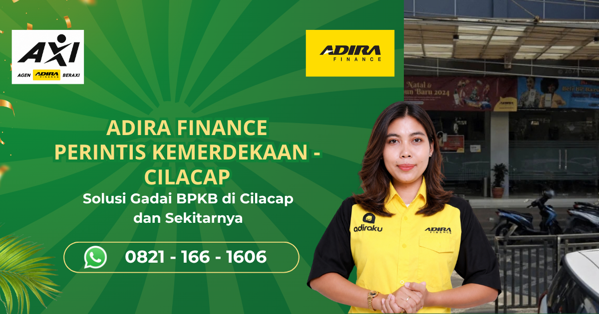 Adira Finance Cabang Perintis Kemerdekaan Cilacap – Gadai BPKB Motor & Mobil