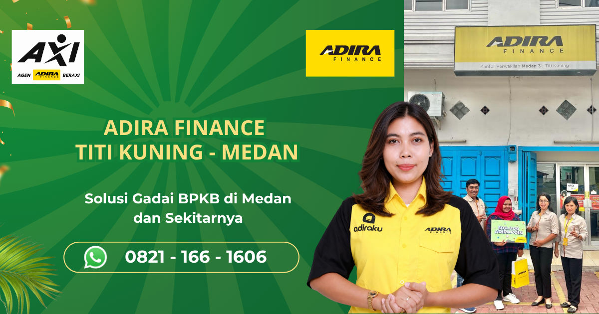 Adira Finance Titi Kuning Medan – Gadai BPKB Motor & Mobil