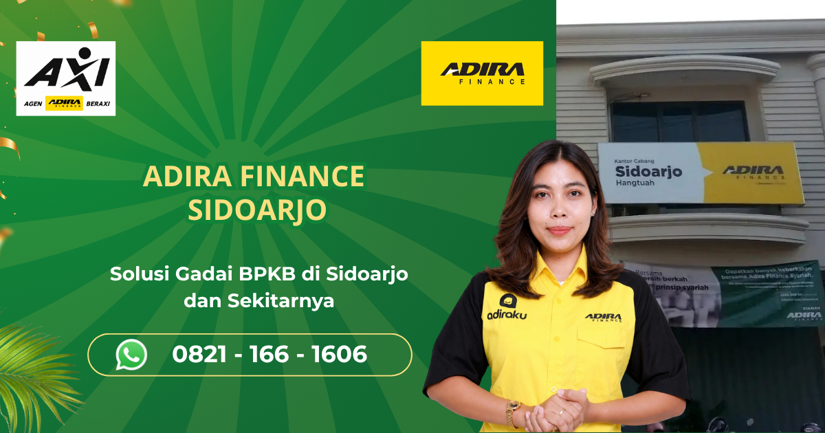Adira Finance Cabang Sidoarjo | Gadai BPKB Motor & Mobil